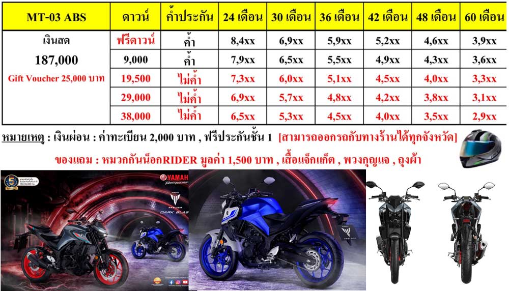 ตารางผ่อน-ดาวน์ รถมอเตอร์ไซค์ Piaggio Medley 2025 เริ่มต้น 9,xxx บาท