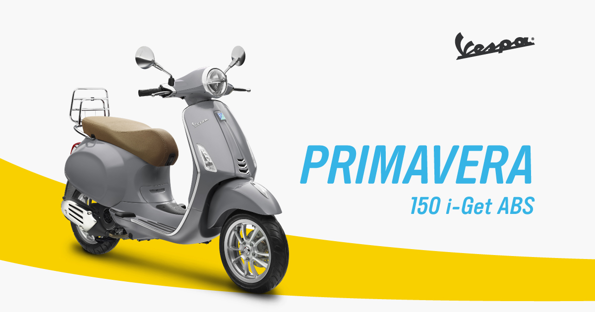 Vespa Primavera 150 I-get 2025 ปรับดีไซน์ใหม่ เครื่องใหม่ สเปคและราคา