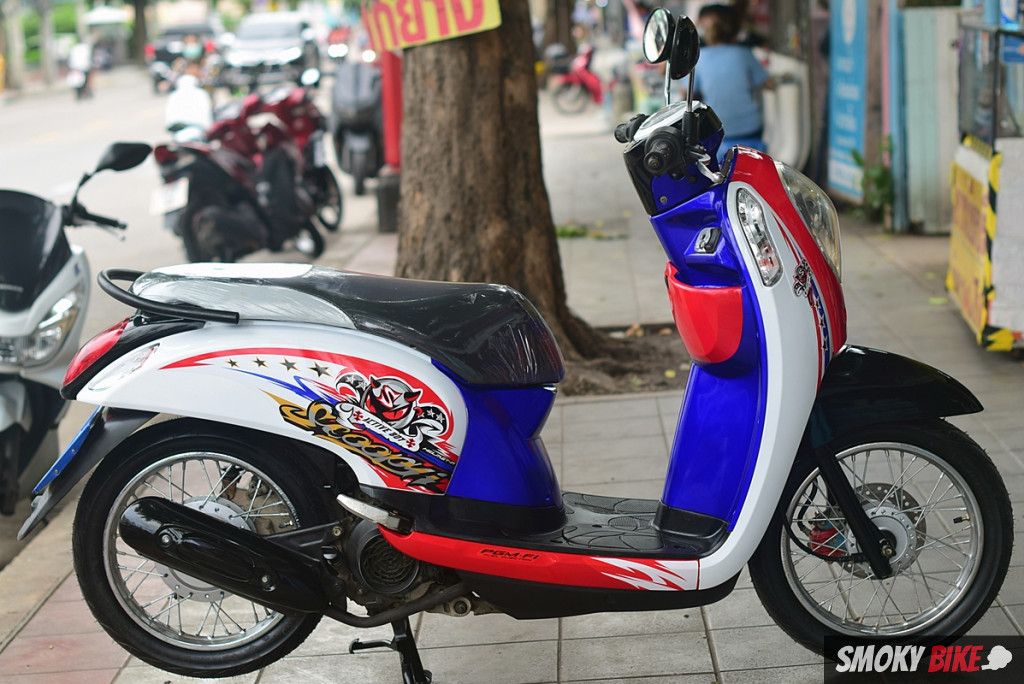 Honda Scoopy 110 2025 สปอร์ตเอที พันธุ์ใหม่ ดีไซน์เท่